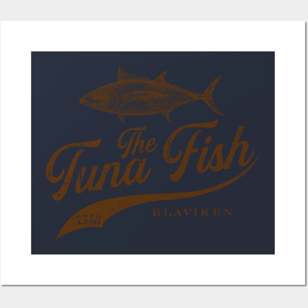 The Tuna FIsh Wall Art by MindsparkCreative